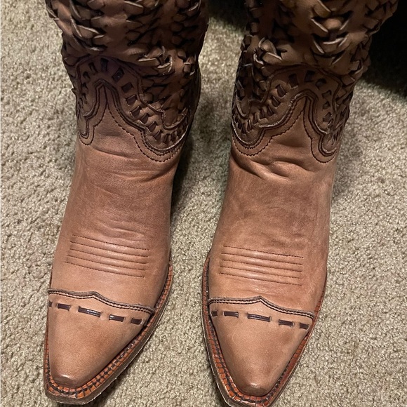 Corral A2971 Sand Braided 7 1/2 M - Picture 2 of 6